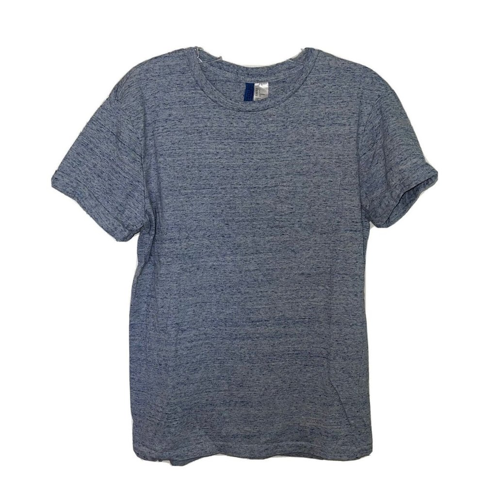 H&M DIVIDED Heavy Cotton Blue Space Died Pocket T-Shirt Size Small